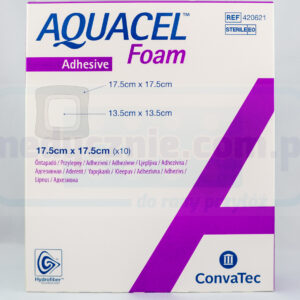 Aquacel Schiuma Adesiva 17.5*17.5cm medicazione in schiuma multistrato 1pc